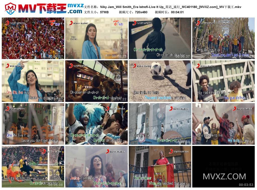 Niky Jam_Will Smith_Era Istrefi-Live It Up_英语_流行_MC401180